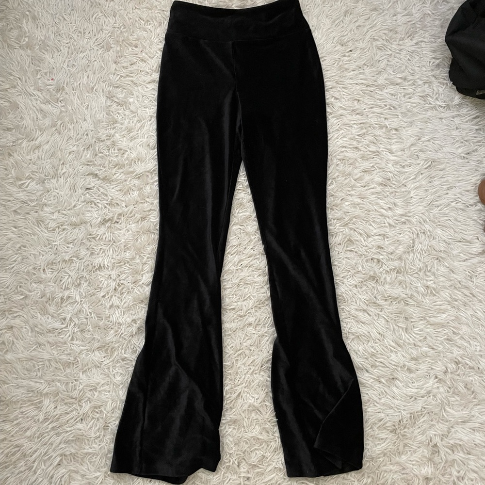 Black corduroy pants